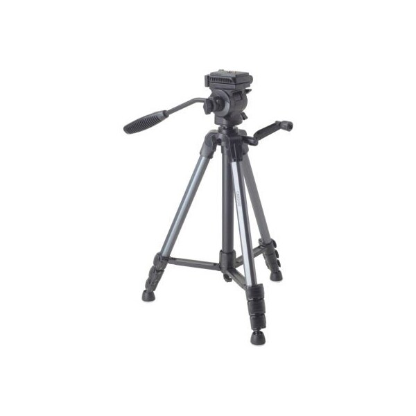Carson Optical The Rock Series 57.6'' 3-Way Fluid Panhead Full Sized 4-Section Tripod TR-200 - main